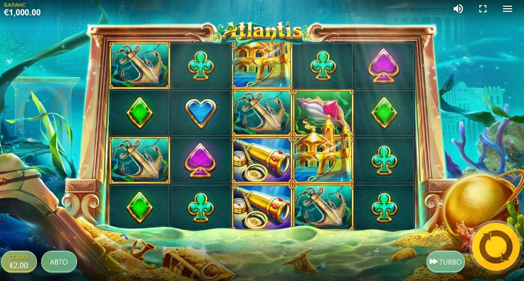 Обзор онлайн слота Atlantis